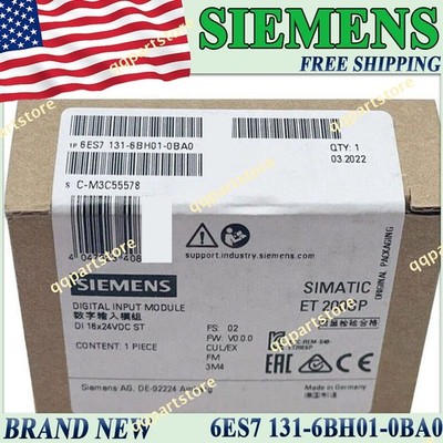 Brand New Siemens 6ES7 131-6BH01-0BA0 Digital Input Module Factory Free Ship