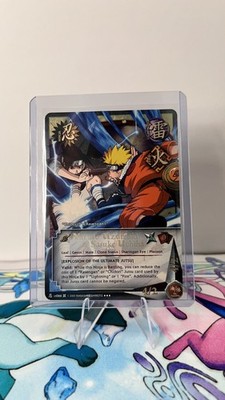 Naruto CCG N-US-066 Naruto Uzumaki & Sasuke Uchiha, Super Rare, MP