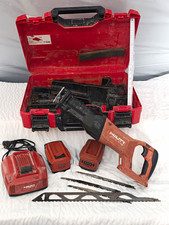 Hilti WSR 22-A Akku-S&auml;bels&auml;ge Set 22V Li-Ion 2 Akkus Lader Koffer s&auml;geblatter