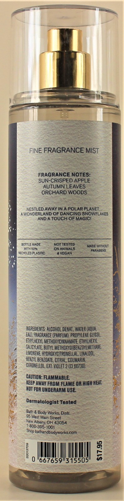 QTY 2 - Bath & Body Works SWEATER WEATHER Fine Fragrance Body Mist Spray 8Oz