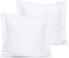 Cotton 26X26 Euro Sham Covers - 500 Thread Count Egyptian Cotton Euro Pillow Cov