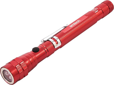 Amtech S8006 3 LED Teleskop Taschenlampe und Magnetaufnahmewerkzeug  