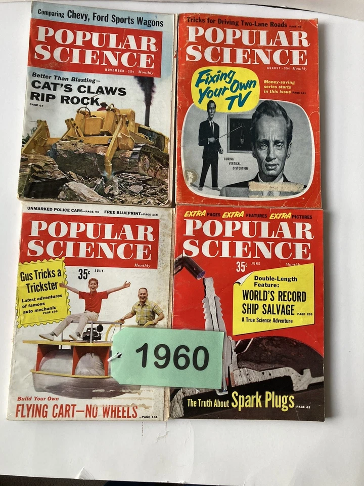 Vintage Popular Science Magazines 1960 Issues Foto 3 de 3