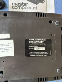 Mattel Intellivision Console Untested. Box Console Controller Paperwork.