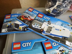 (LOT) LEGO City Police 60139 & 60136, 60129, 60130, AS-IS, Uncounted...