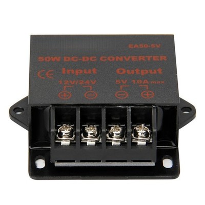 50W DC-DC Step Down Converter 12V/24V to 5V 10A Over-Current/Temp Protection