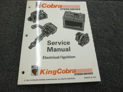 FREE SHIP 1995 OMC 503169 ''HU'' STERN DRIVE ELECTRICAL IGNITION SERVICE MANUAL