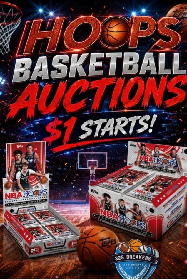TOPPS NBA HOOPS AUCTIONS $1 STARTS