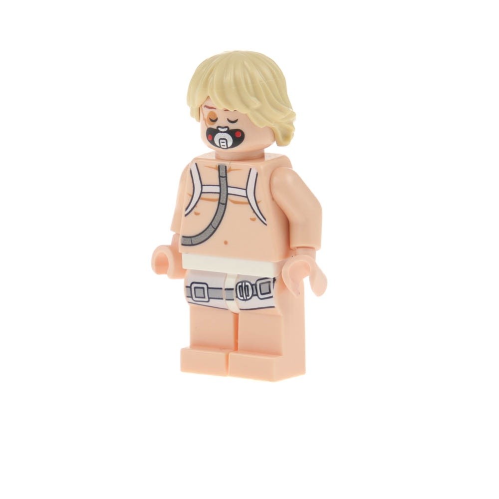 1X Lego Minifigure Star Wars Luke Skywalker Bacta Tank Double Face 7879 SW0342