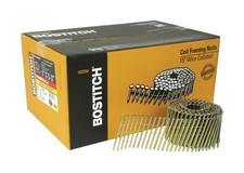Bostitch 3 In. L X 11 Ga. Angled Coil Galvanized Framing Nails 15 Deg 2700 Pk