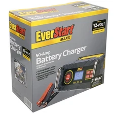 EverStart Maxx 50A Battery Charger/Maintainer – Heavy-Duty, New (BC50BE)