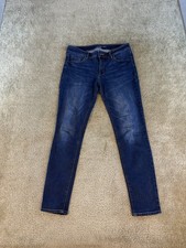 Old Navy Rockstar Super Skinny Mid Rise Blue Jeans Women  s Size 8 Stretch F589