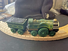 Thomas  Friends. Wooden rail. Emily with Tender