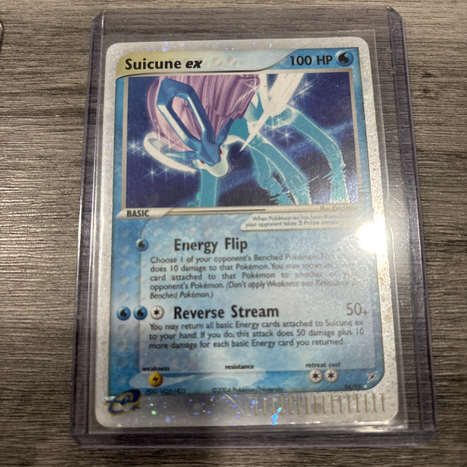 Suicune ex 94/95 Team Magma vs Team Aqua Holo Ultra Rare Pokemon TCG MP+