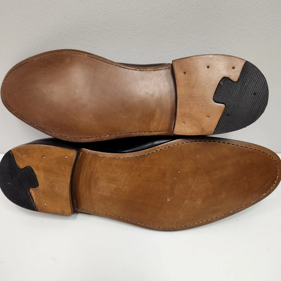 Biqueira Oxford Johnston & Murphy preta 22-2189 tamanho 13 D - Imagem 4 de 4