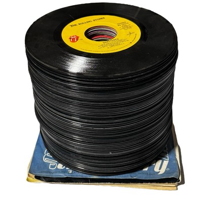 85 Vintage 45s - ABBA, Bowie, Everly Bros, Mitchell, Elton, Cheech Chong Stones