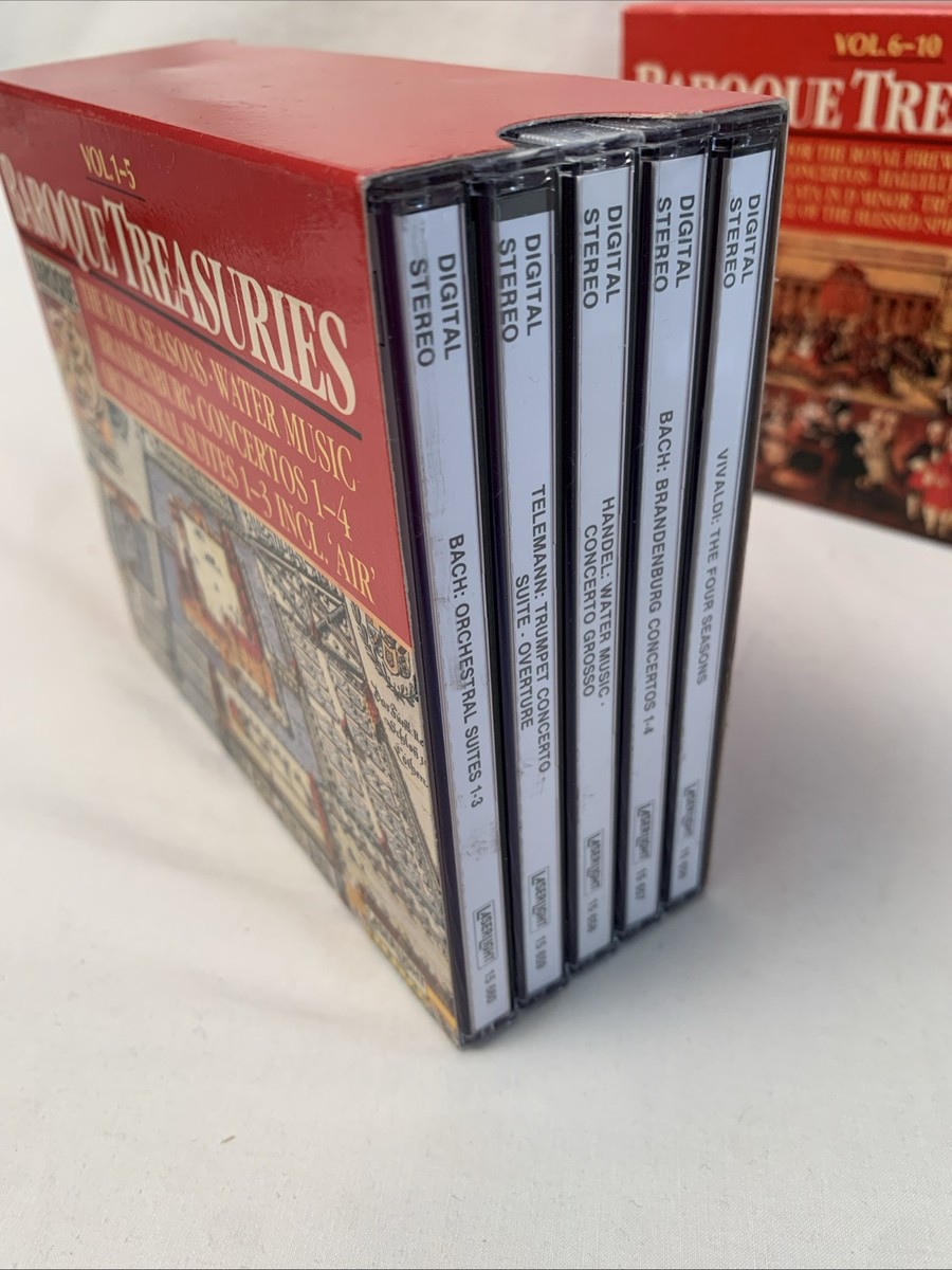 Baroque Treasuries Volume 1-10 CD Set Classical Orchestral Music