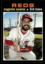 2020 Topps Heritage Eugenio Suarez Cincinnati Reds #272