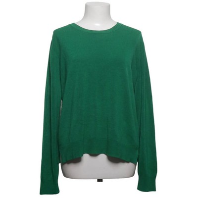 Marks & Spencer, Strickpullover, Größe: 44, Grün, Acryl, Einfarbig #6T3