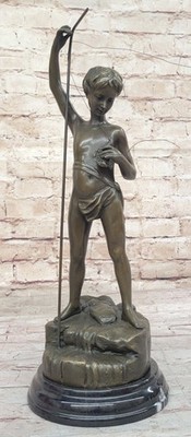 Museum Qualität Angel Junge Bronze Statue - A.Bofill Handgefertigte Kunst Dekor