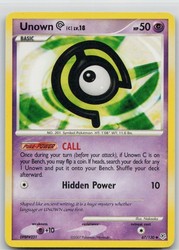 Unown [C] 67/130 Diamond & Pearl Uncommon