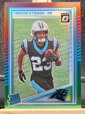 TREVOR ETIENNE RC 2025 Panini Donruss #326 OPTIC PREVIEW RED & GREEN PRIZM 