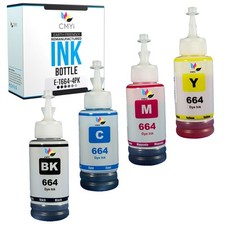 4-Pack CMYi Compatible Epson 664 Ink for Expression ET-2650 3600 16500