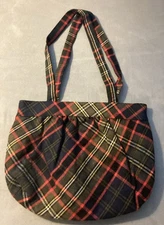 Vintage Margaret Smith Plaid Handbag - Great Used Condition