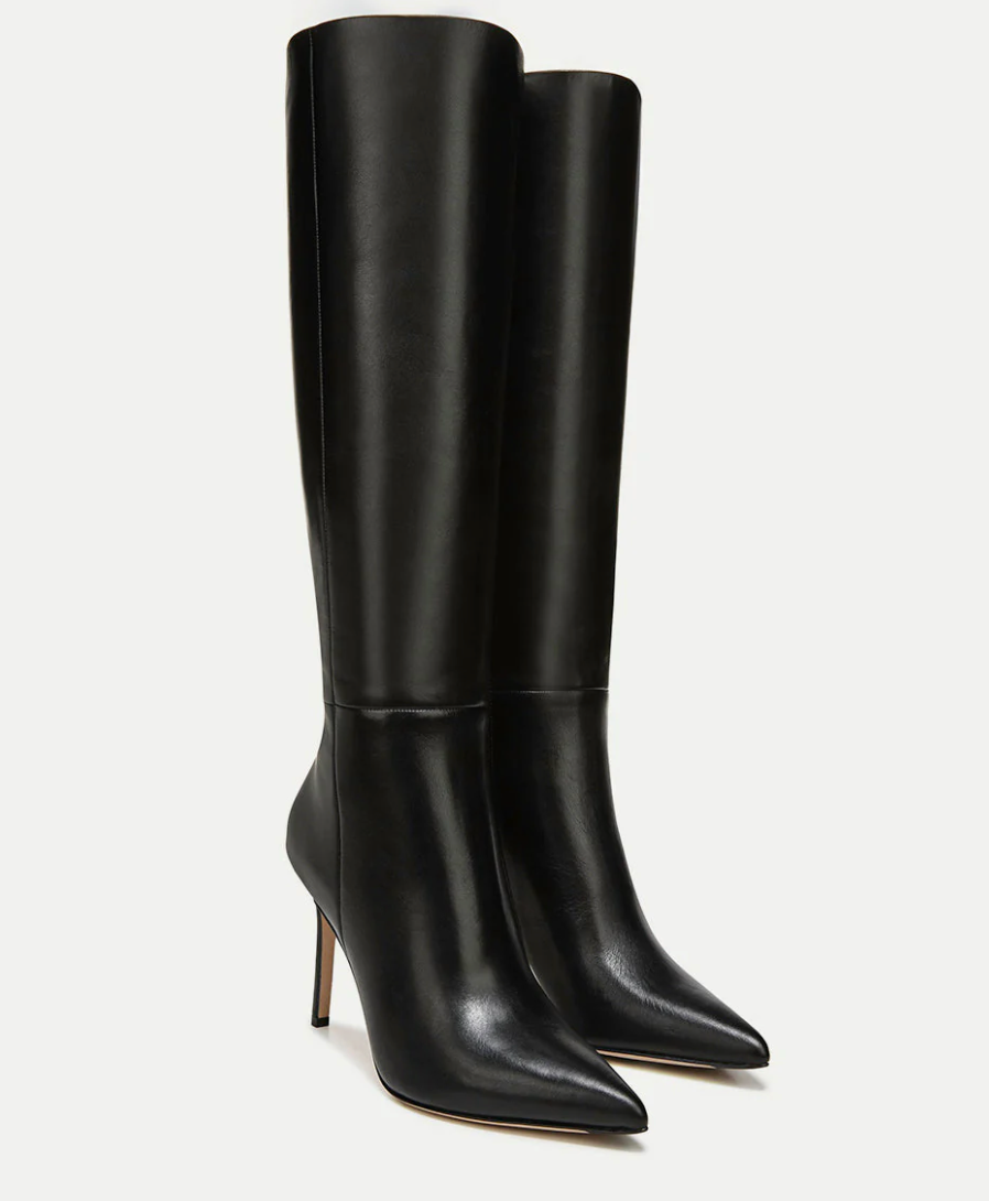 NIB $695 Veronica Beard Lisa Stiletto High-Heel Boot | Wide-Calf
