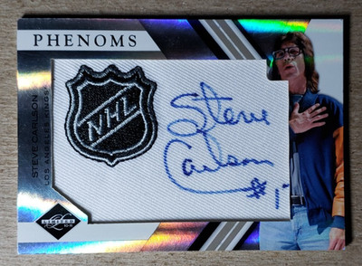 2010-11 Panini Limited Phenoms Steve Carlson Auto Patch RC /299 Hanson Brothers