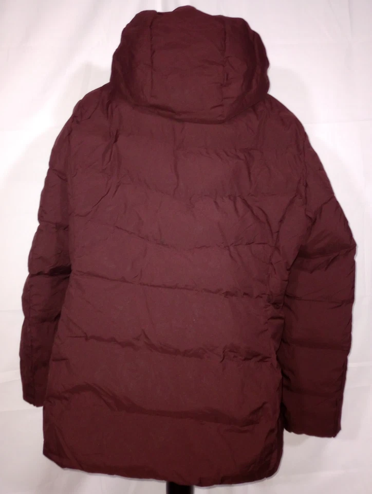 Chaqueta acolchada para mujer 32 Degrees borgoña imitación plumón cremallera completa XXL nueva sin etiquetas Foto 2 de 4