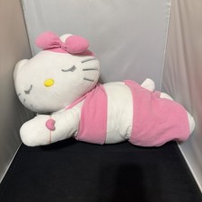 Rare Sanrio Hello Kitty Large Sleeping Plush 2005 JZ17