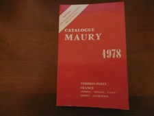 CATALOGUE COTATION MAURY TIMBRES FRANCE ANDORRE MONACO JERSEY GUERNESEY  1978