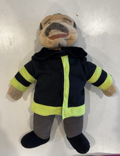 FOLKMANIS FOLKTAILS FIREMAN PLUSH Hand PUPPET 20" VINTAGE Firefighter