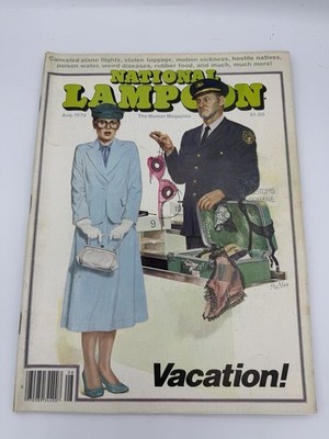 NATIONAL LAMPOON MAGAZINE AUGUST 1979 PARODY CLASSIC! VACATION McAFEE COVER!