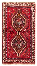Vintage Oriental Hand-Knotted Carpet 2'11" x 5'2" Traditional Wool Area Rug