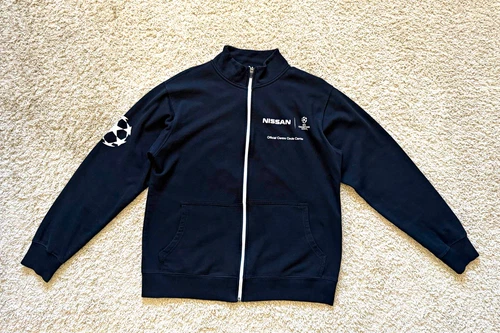 Nissan - Mens XL UEFA Champions League Official Track Jacket Full Zip Fleece - product listing photo