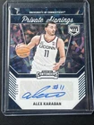 2024-25 Panini UCONN - Private Signings Ice #AK Alex Karaban Rookie Auto /50