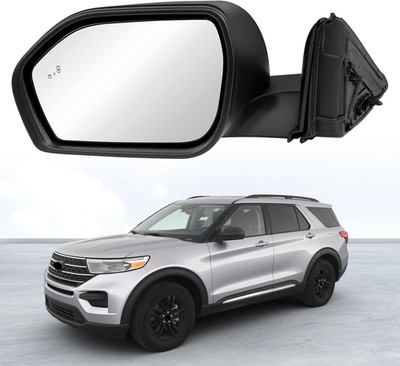 Left Driver Side Mirror Compatible with Ford Explorer 2020-2025, View Mirror wit