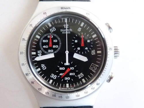 Swatch Irony Chrono Wildly YCS4024 Quarzuhr 1,57" Gehäuse gut gebraucht - Bild 2 von 10