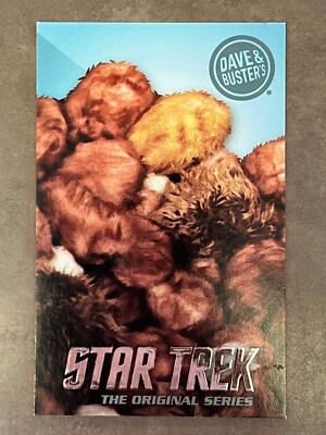 Dave & Buster's Star Trek Coin Pusher Rare TRIBBLES Card | eBay Dave & Buster's Star Trek Coin Pusher Rare TRIBBLES Card | eBay