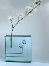 Vase Soliflore Fontana Arte Gallotti  Radice Glas  Italy Design Glasobjekt .