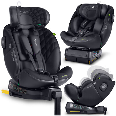NUKIDO 360°drehbarer Autokindersitz Autositz Fußstütze ISOFIX Gruppe 0- II
