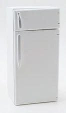 Dollhouse Miniatures 1:12 Scale Refrigerator, White #CLA10774