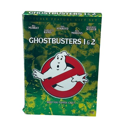 Ghostbusters Double Feature Gift Collection (DVD, 2008) Ghostbusters #1 and #2