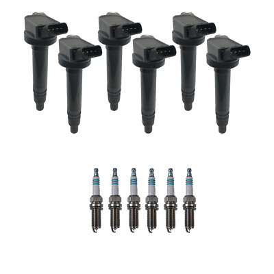 Hitachi 6 Ignition Coil 6 Denso Iridium Spark Plugs Kit For 4Runner V6 ...