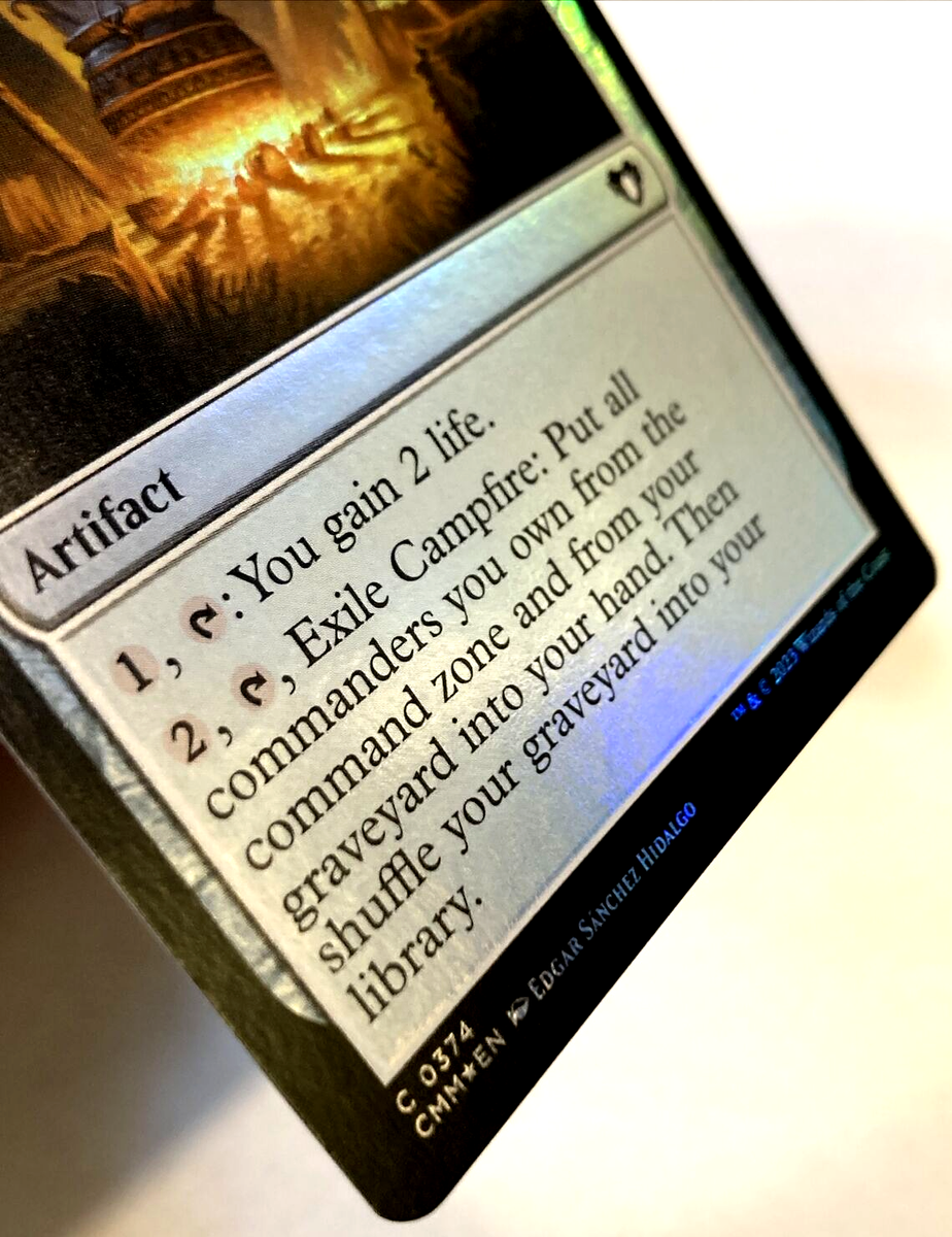 MTG Campfire FOIL Commander Masters 0374 NM | eBay
