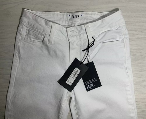 Paige Womens “Verdugo” White Jeans Size 24 / 23 NEW - Picture 4 of 8
