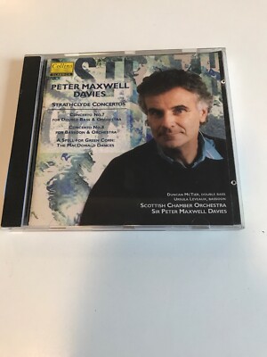 Peter Maxwell Davies Concerto 7/8 CD McTier/ Leveaux 259