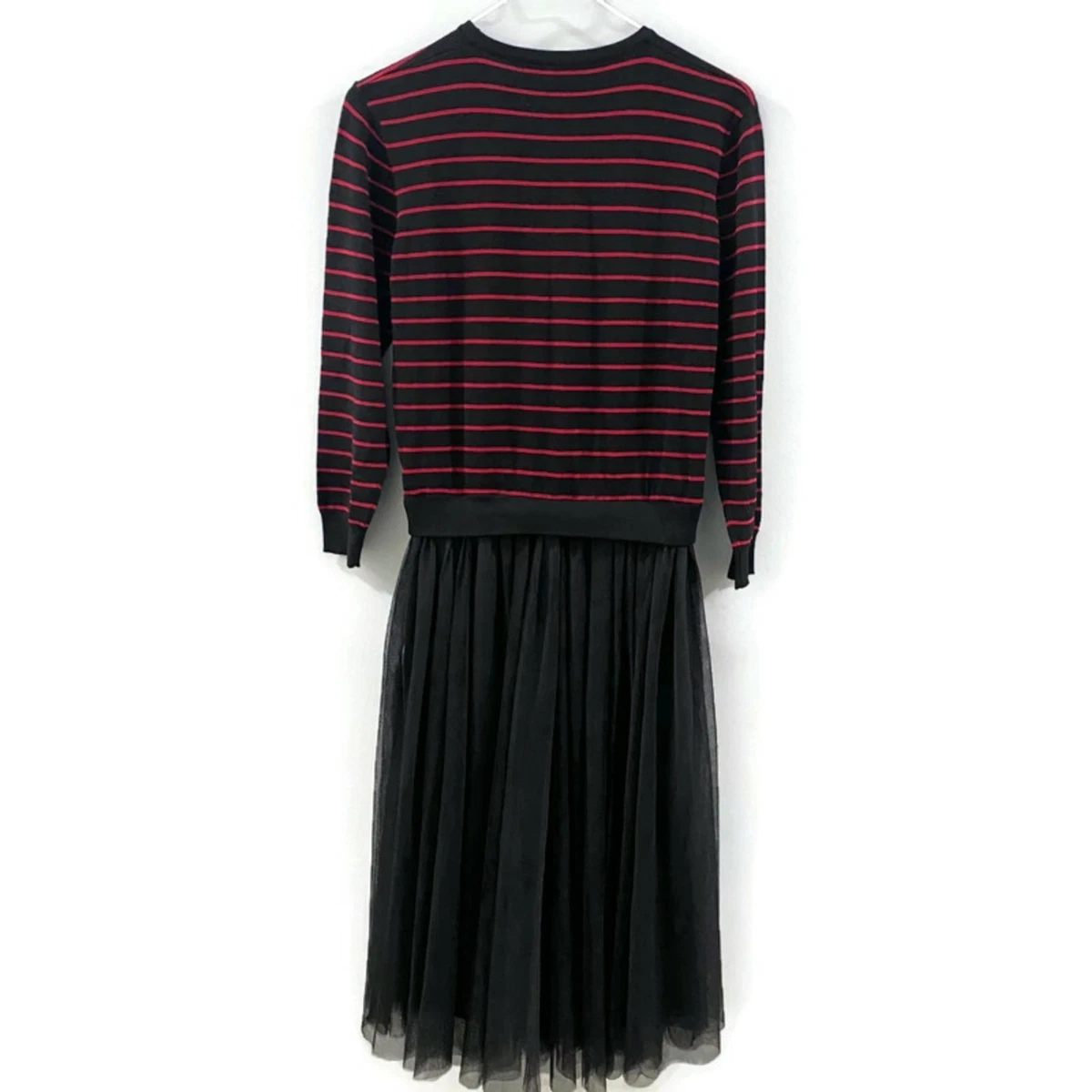 Sweater dress with 2025 tulle skirt